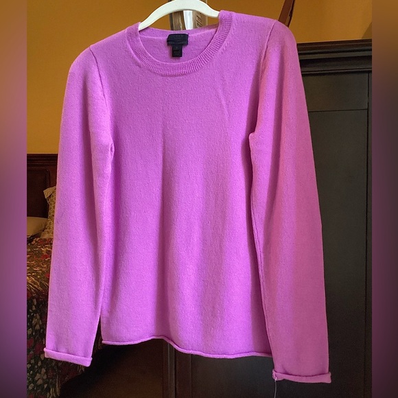 NWT J.CREW 100%Cashmere Sweater. M - Picture 5 of 14
